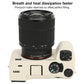 Frendorf | Voor Sony ILCE-7CM2 / A7C II / A7CR Litchi Textuur Zachte Siliconen Beschermcase (Wit)