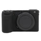 Frendorf | Voor Sony ILCE-6700 / A6700 Glossy Zacht Siliconen Beschermhoes (Zwart)