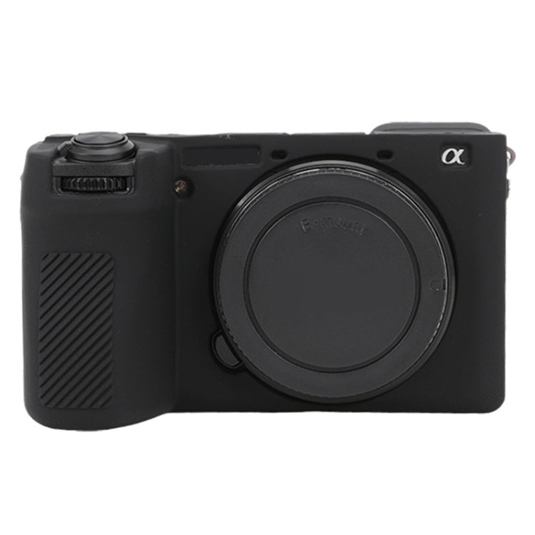 Frendorf | Voor Sony ILCE-6700 / A6700 Glossy Zacht Siliconen Beschermhoes (Zwart)