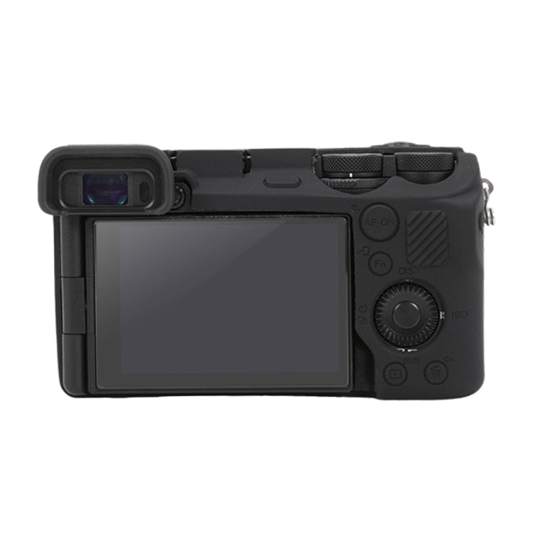 Frendorf | Voor Sony ILCE-6700 / A6700 Glossy Zacht Siliconen Beschermhoes (Zwart)