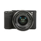 Frendorf | Voor Sony ILCE-7CM2 / A7C II / A7CR Glanzend Zacht Siliconen Beschermcase (Zwart)