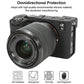 Frendorf | Voor Sony ILCE-7CM2 / A7C II / A7CR Glanzend Zacht Siliconen Beschermcase (Zwart)
