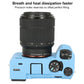 Frendorf | Voor Sony ILCE-7CM2 / A7C II / A7CR Glanzend Zacht Siliconen Beschermhoes (Blauw)