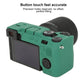 Frendorf | Für Sony ILCE-7CM2 / A7C II / A7CR Glänzende weiche Silikon-Schutzhülle (Grün)