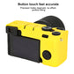 Frendorf | Voor Sony ILCE-7CM2 / A7C II / A7CR Glanzend Zacht Siliconen Beschermhoes (Geel)