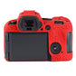 Frendorf | Voor Canon EOS R6 Mark II Litchi Textuur Zachte Siliconen Beschermcase (Rood)
