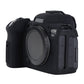 Frendorf | Für Canon EOS R6 Mark II Litschi Textur Weiche Silikon Schutzhülle (Schwarz)