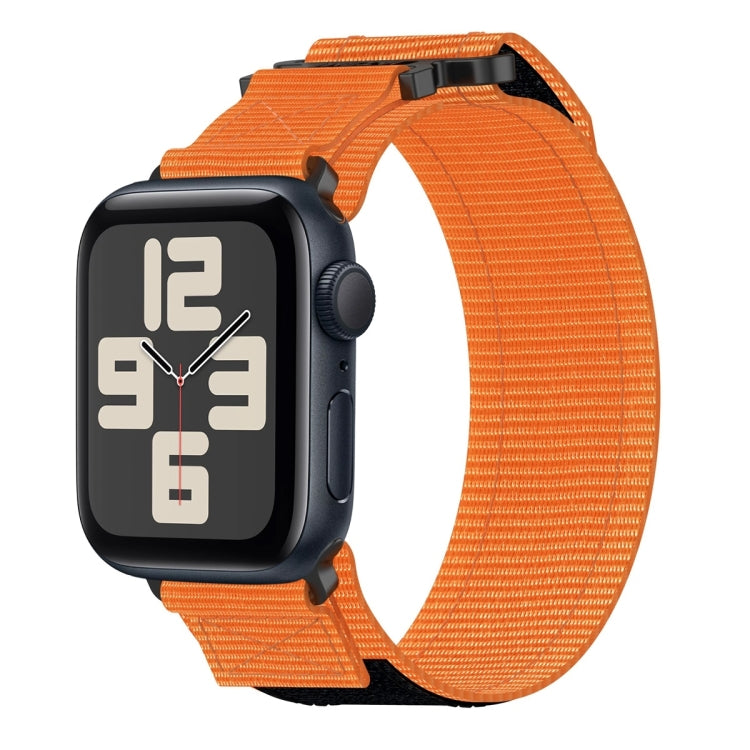 Frendorf | Für Apple Watch SE 2023 40mm Nylon Klettverschluss Uhrenarmband (Orange)