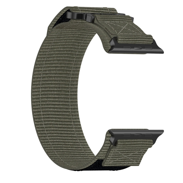 Frendorf | Für Apple Watch SE 2023 40mm Nylon Klettverschluss Uhrband (Grau)