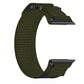 Frerndorf | Für Apple Watch Ultra 2 49mm Nylon Klettverschluss Armband (Armeegrün)