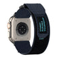 Frendorf | Für Apple Watch SE 40mm Nylon Klettverschluss Armband (Blau)