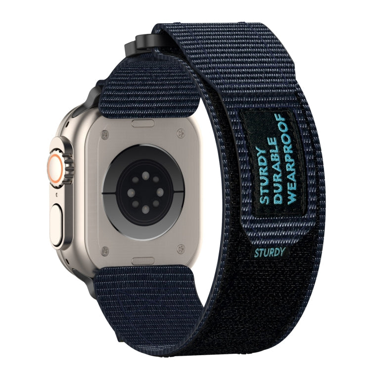 Frendorf | Für Apple Watch SE 40mm Nylon Klettverschluss Armband (Blau)