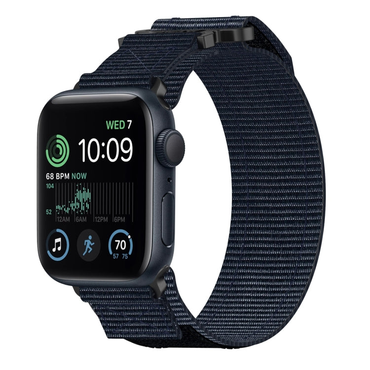 Frendorf | Für Apple Watch SE 40mm Nylon Klettverschluss Armband (Blau)