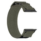 Frendorf | Für Apple Watch Series 4 40mm Nylon Haken- und Schlaufenverschluss Uhrband (Grau)