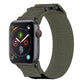 Frendorf | Für Apple Watch Series 4 40mm Nylon Haken- und Schlaufenverschluss Uhrband (Grau)