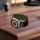 Frendorf | Für Apple Watch Series 4 40mm Nylon Haken- und Schleifenverschluss-Uhrenarmband (Orange)