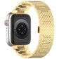 Frendorf | Für Apple Watch SE 2023 40mm Twill Edelstahl Armband (Gold)