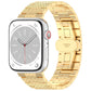 Frendorf | Für Apple Watch SE 2023 40mm Twill Edelstahl Armband (Gold)