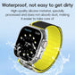 Frendorf | Für Apple Watch SE 2023 44mm ZGA Zwei Farben Magnetisches Silikon Armband (Dunkelblau+Hellblau)