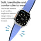 Frendorf | Für Apple Watch SE 2023 44mm ZGA Zwei Farben Magnetisches Silikon Armband (Dunkelblau+Hellblau)