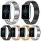 Frendorf | Für Honor Band 9 Drei Stränge Metallarmband (Silber)