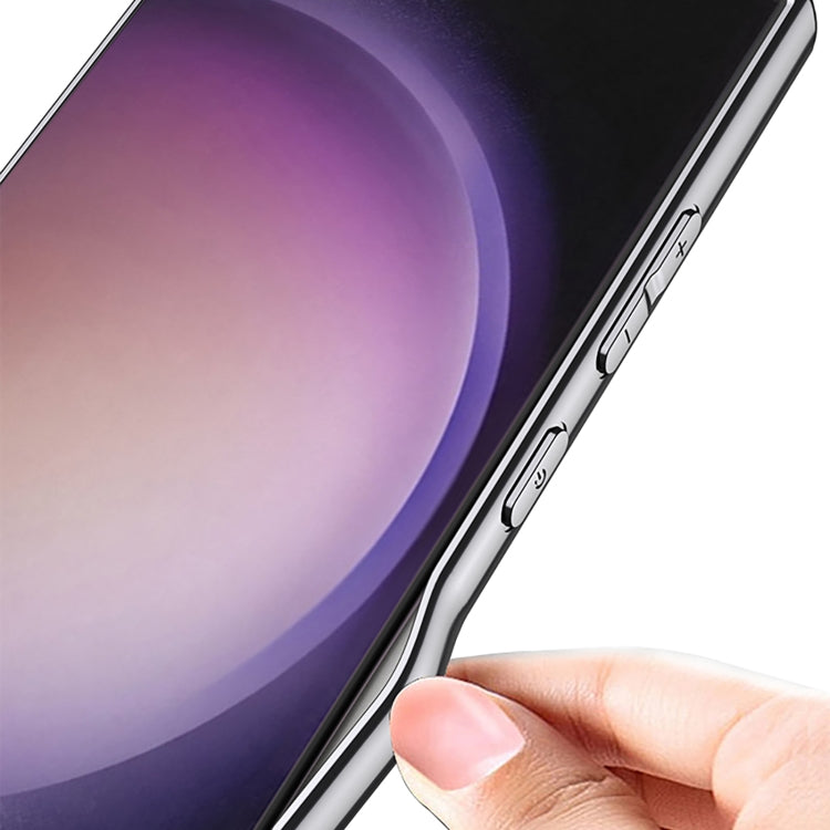 Frendorf | Für Samsung Galaxy S24 Ultra GKK Leder Elektroplating Supersonic Speed Stoßfeste Telefonhülle (Carbonfaser)