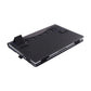 Frendorf | Für Microsoft Surface Book 3 / 2 / 1 13,5 Zoll Stofftextur Laptop Lederhülle mit Standfunktion (Schwarz)