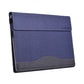 Frendorf | Für Lenovo ThinkPad X1 Carbon Gen 11 Stofftextur Laptop Leder Schutzhülle (Dunkelblau)