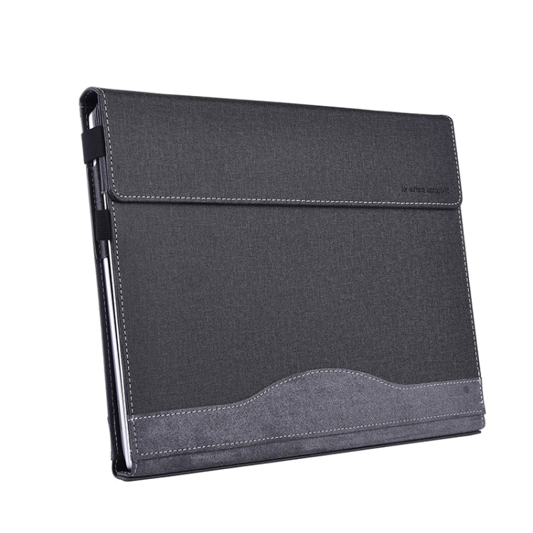 Frendorf | Für Lenovo ThinkPad X1 Yoga Gen 4 Stofftextur Laptop-Leder-Schutzhülle (Schwarz)