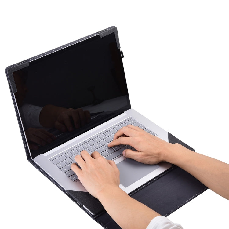 Frendorf | Für Lenovo ThinkPad X1 Yoga Gen 4 Stofftextur Laptop-Leder-Schutzhülle (Schwarz)