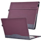 Frendorf | Für Lenovo ThinkPad X1 Carbon 14 Gen 5 Stofftextur Laptop Leder Schutzhülle (Weinrot)