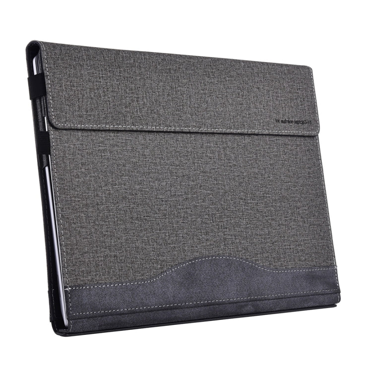 Frendorf | Für Lenovo ThinkPad X1 Yoga Gen 7 14 Zoll Stofftextur Laptop Leder Schutzhülle (Space Ash)