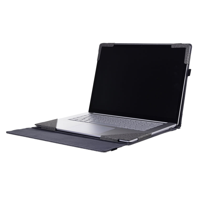 Frendorf | Für Lenovo ThinkPad X1 Yoga Gen 7 14 Zoll Stofftextur Laptop Leder Schutzhülle (Space Ash)