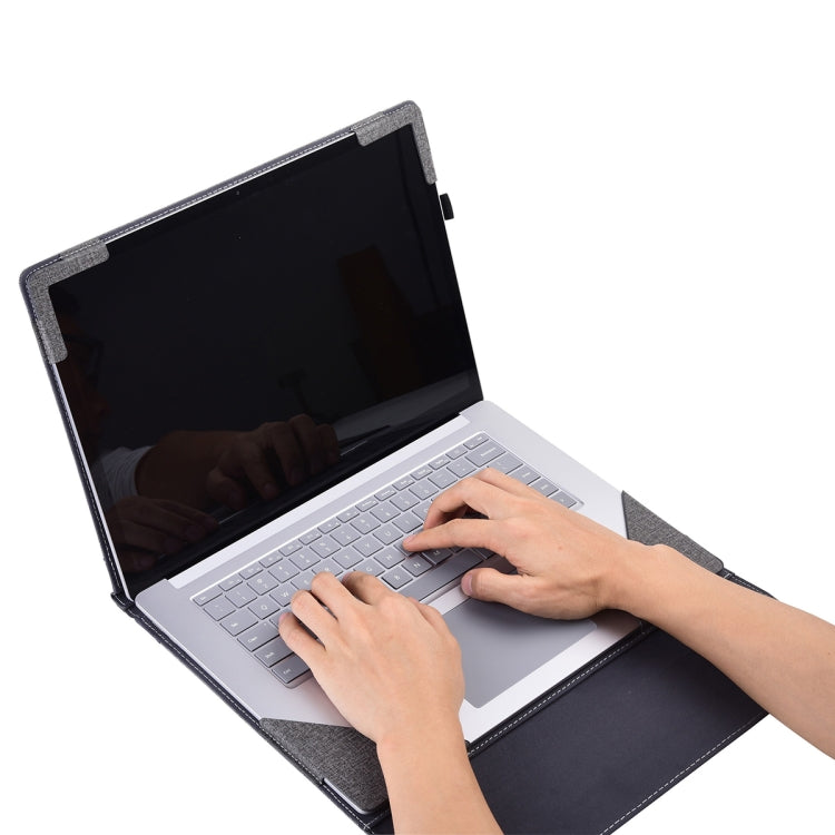 Frendorf | Für Lenovo ThinkPad X1 Yoga Gen 7 14 Zoll Stofftextur Laptop Leder Schutzhülle (Space Ash)