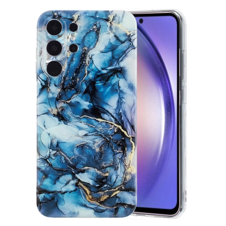 Frendorf | Für Samsung Galaxy S24 Ultra 5G IMD Marmor Muster TPU Handyhülle (Grau)