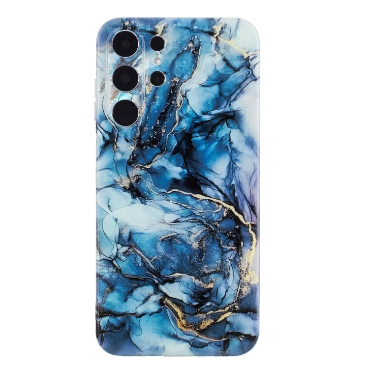 Frendorf | Für Samsung Galaxy S24 Ultra 5G IMD Marmor Muster TPU Handyhülle (Grau)