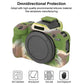 Frendorf | Voor Canon EOS R100 Litchi Textuur Zachte Siliconen Beschermhoes (Camouflage)