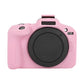 Frendorf | Für Canon EOS R100 Litschi Textur Weiche Silikon Schutzhülle (Pink)