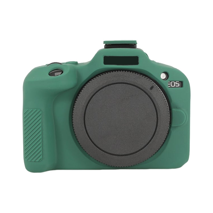 Frendorf | Für Canon EOS R100 Glänzende Weiche Silikon Schutzhülle (Grün)