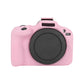 Frendorf | Voor Canon EOS R100 Glanzende Zachte Siliconen Beschermhoes (Roze)