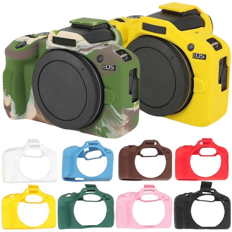 Frendorf | Für Canon EOS R100 Glänzende Weiche Silikon Schutzhülle (Grün)