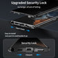 Frendorf | Für Samsung Galaxy S24 Ultra 5G MagSafe Magnetische Datenschutz Mattiertes Gehärtetes Glas Halter Handyhülle (Schwarz)