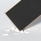Frendorf | Für Samsung Galaxy S24 Ultra 5G Nano Plating Echtes Leder Wave Serie Handyhülle (Schwarz)