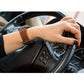 Frerndorf | Für Apple Watch Series 9&8&7 41mm / SE 3&SE 2&6&SE&5&4 40mm / 3&2&1 38mm Quadratisches Tail Retro Crazy Horse Textur Leder Armband (Schwarz)