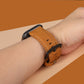 Frendorf | Für Apple Watch 5 & 4 40mm / 3 & 2 & 1 38mm Lederarmband (Braun)