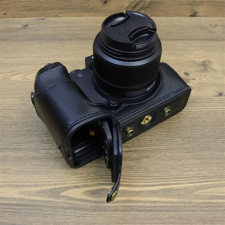 Frendorf | Für FUJIFILM X-S20 Vollkörper Leder Kamera Tasche mit Tragegurt (Schwarz)
