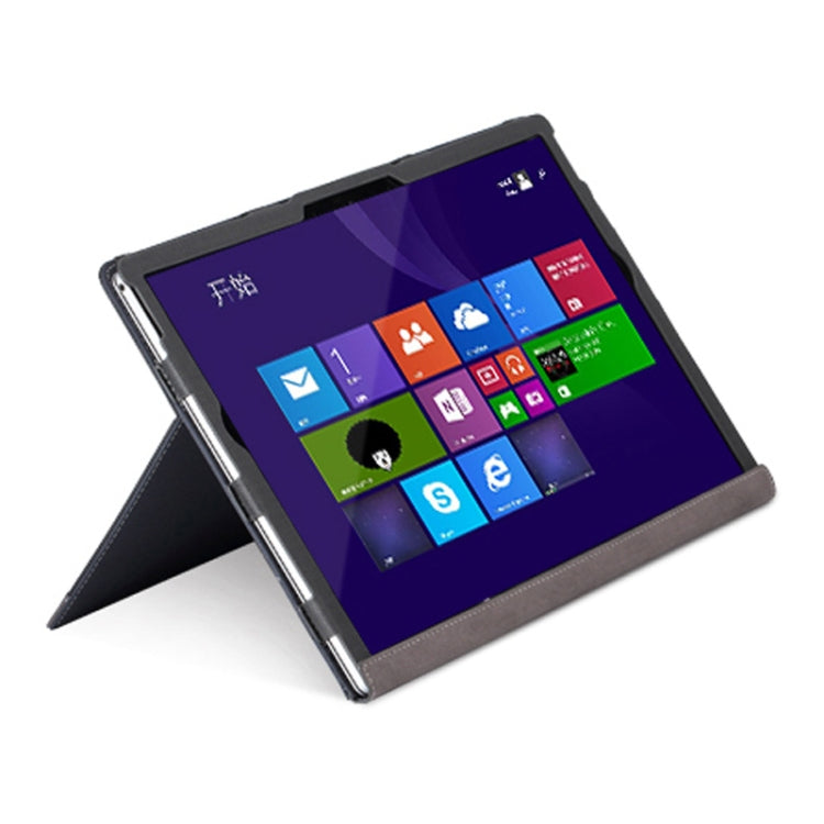 Frendorf | Für Microsoft Surface Book 3 / 2 15 Zoll PU-Leder Laptop Schutzhülle mit Bildschirmständer (Schwarz)