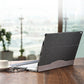 Frendorf | Für Microsoft Surface Book 3 / 2 / 1 13,5 Zoll PU Leder Laptop Schutzhülle mit Bildschirmständer (Schwarz)