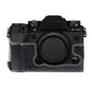Frendorf | Für FUJIFILM X-T5 Glänzendes PU-Leder Kamera Halbhülle Basis (Schwarz)