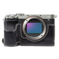 Frendorf | Voor Sony ILCE-7CM2 / Alpha 7C II Glanzende PU Lederen Camera Halve Case Basis (Zwart)